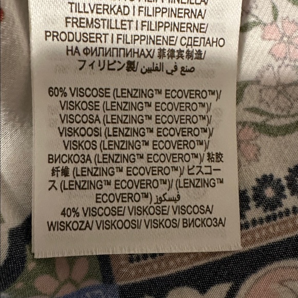 Boden Placement Print Wild Bluebell Blouse - Picture 13 of 13